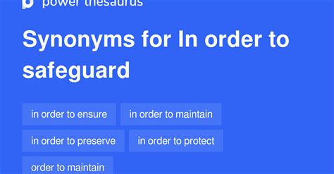 safeguarding thesaurus|other term for safeguarding.